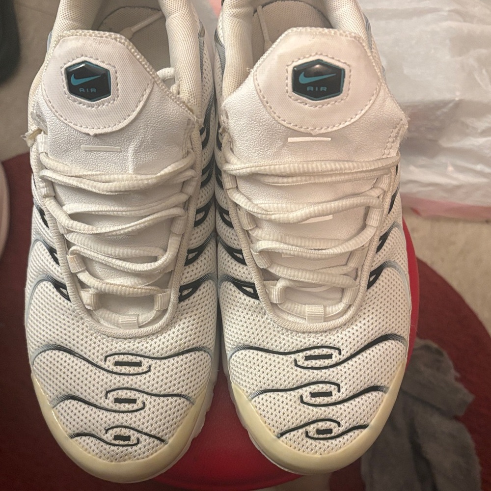 Nike White and Black Air Sneakers